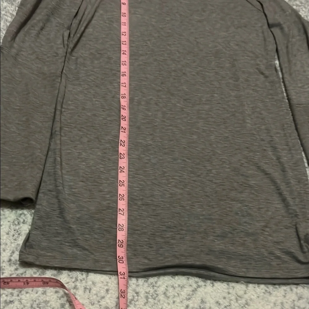 Athleta Gray Cowl Neck Sweater